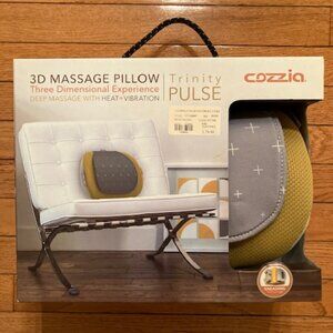 NWT COZZIA 3D Massage Pillow, Deep Massage with Heat + Vibration
